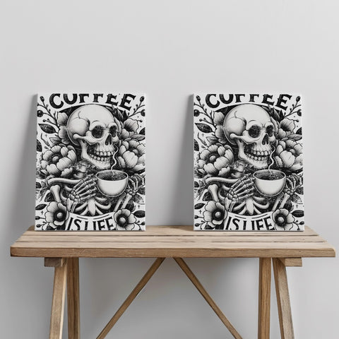 Quadro canvas coffee-is-life