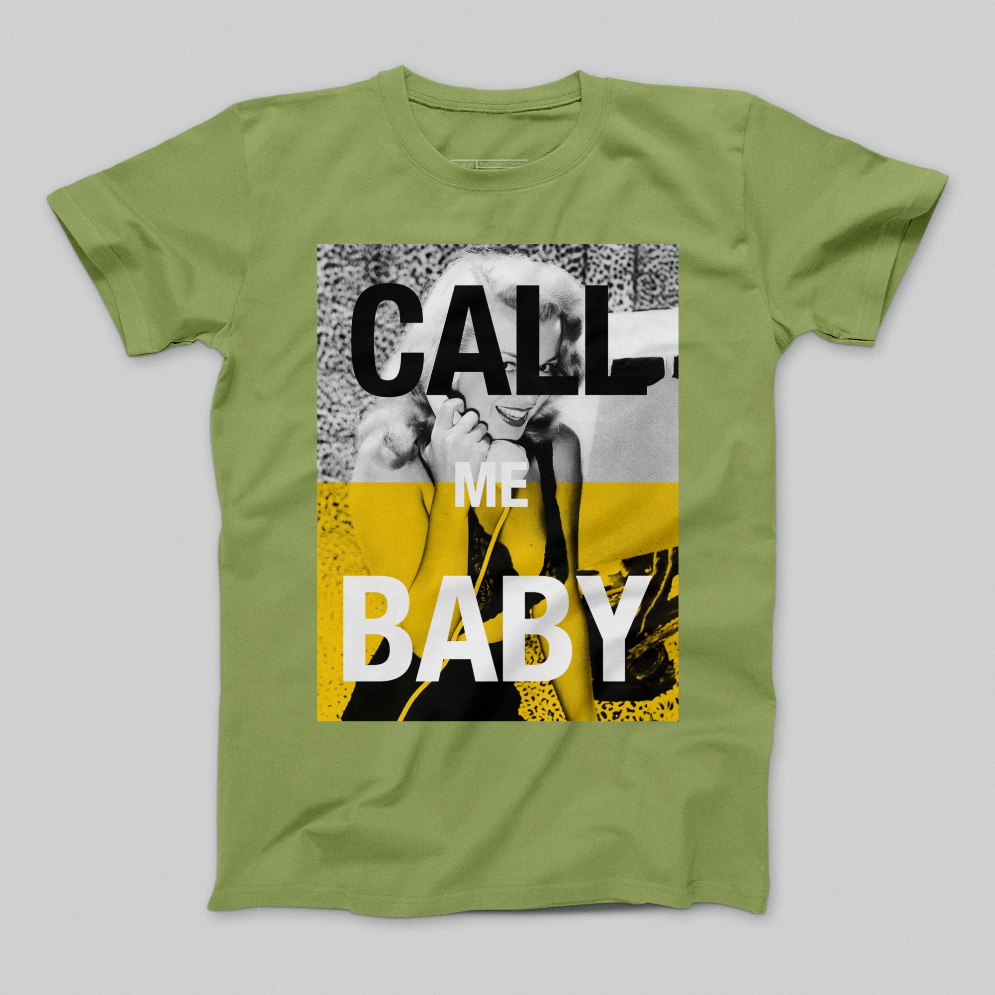 Call Me Baby Graphic Design T-Shirt