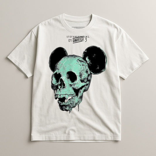 Limited Edition Monster Skull Graphic T-Shirt
