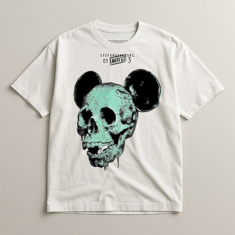 Limited Edition Monster Skull Graphic T-Shirt