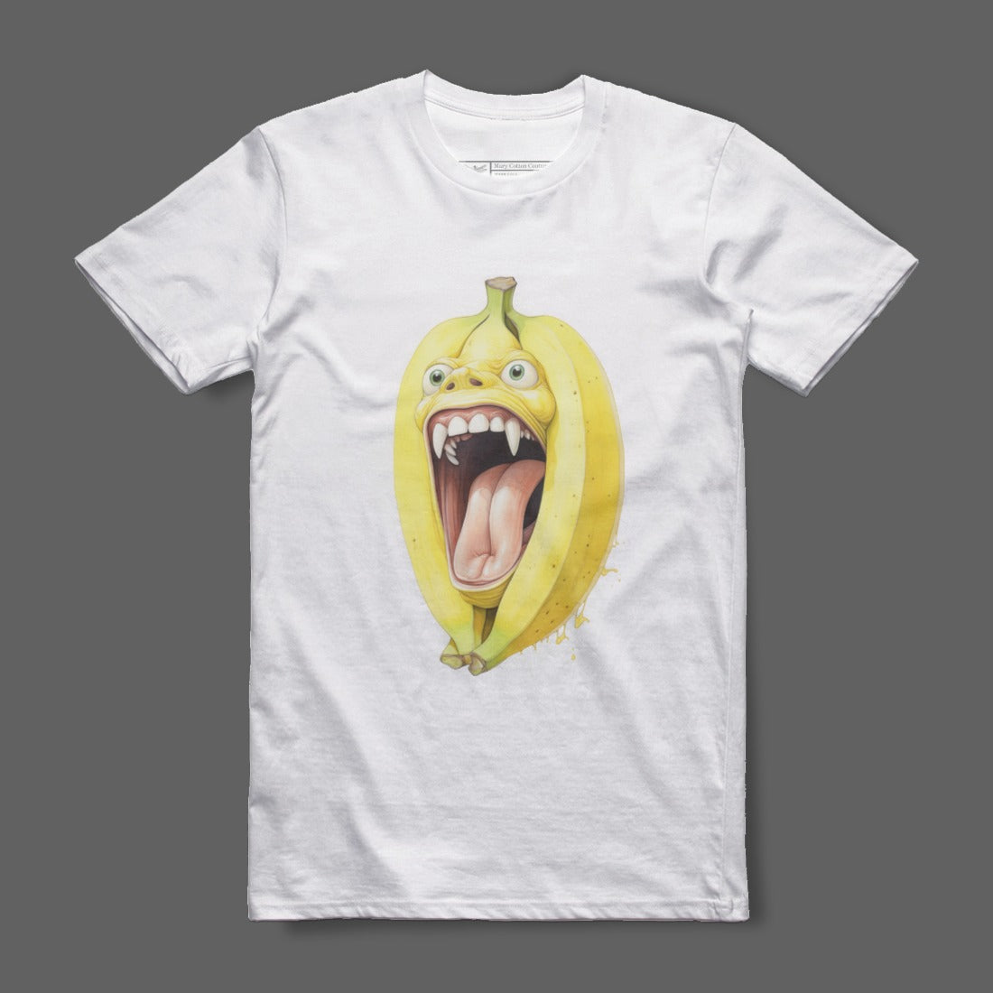 Screaming Banana Graphic Tee with Funny Design