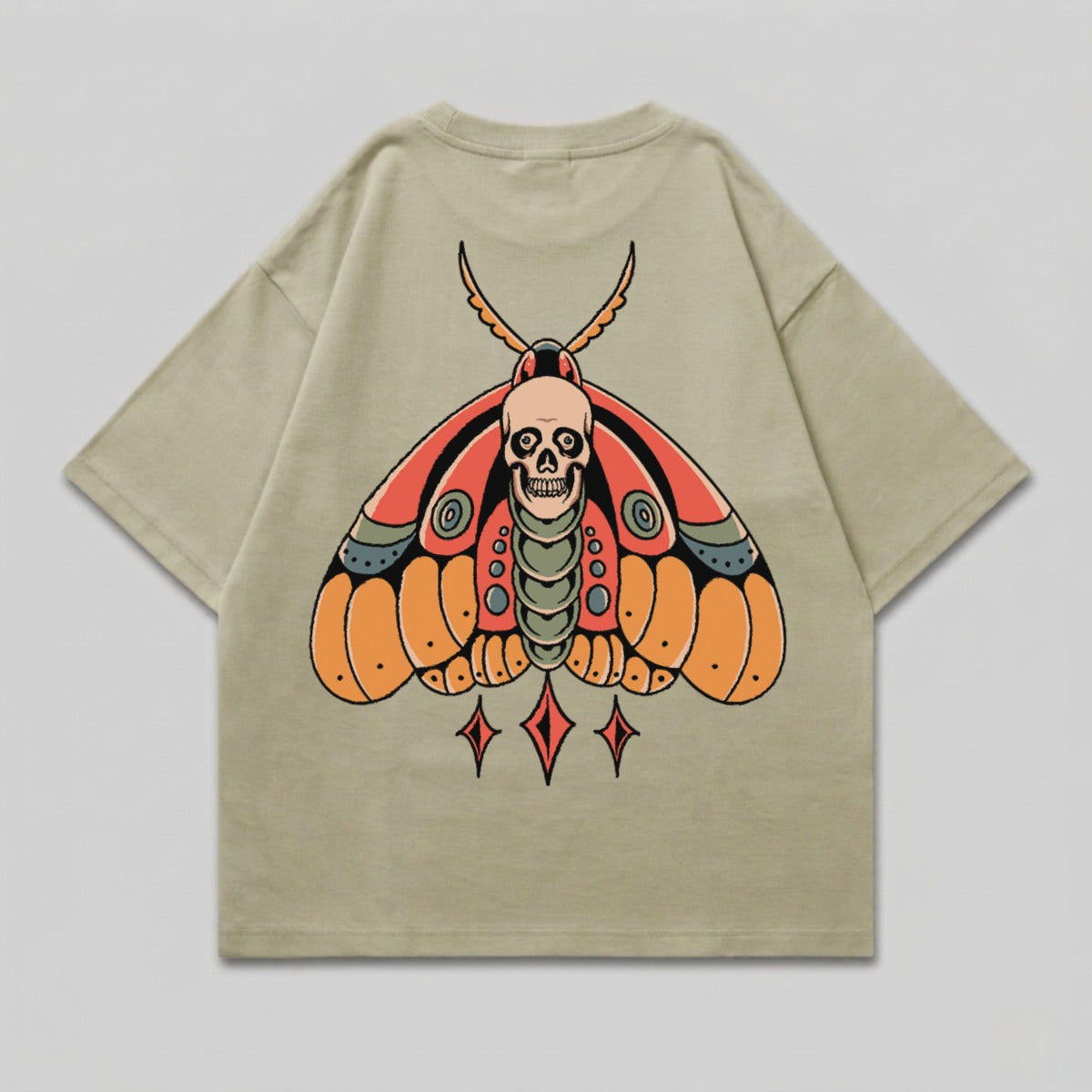 Skull Moth Large Back Graphic Unique Clothing product type