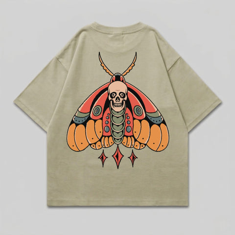 Skull Moth Large Back Graphic Unique Clothing product type