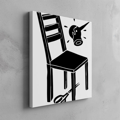 Quadro canvas sasso_forbici