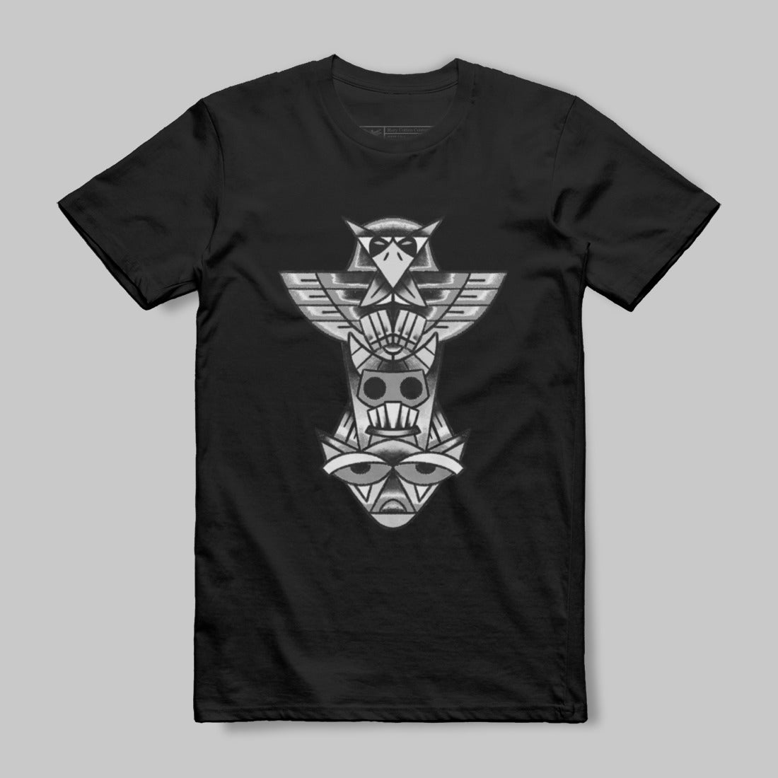 Intricate Tribal Owl and Animal Design Shirt