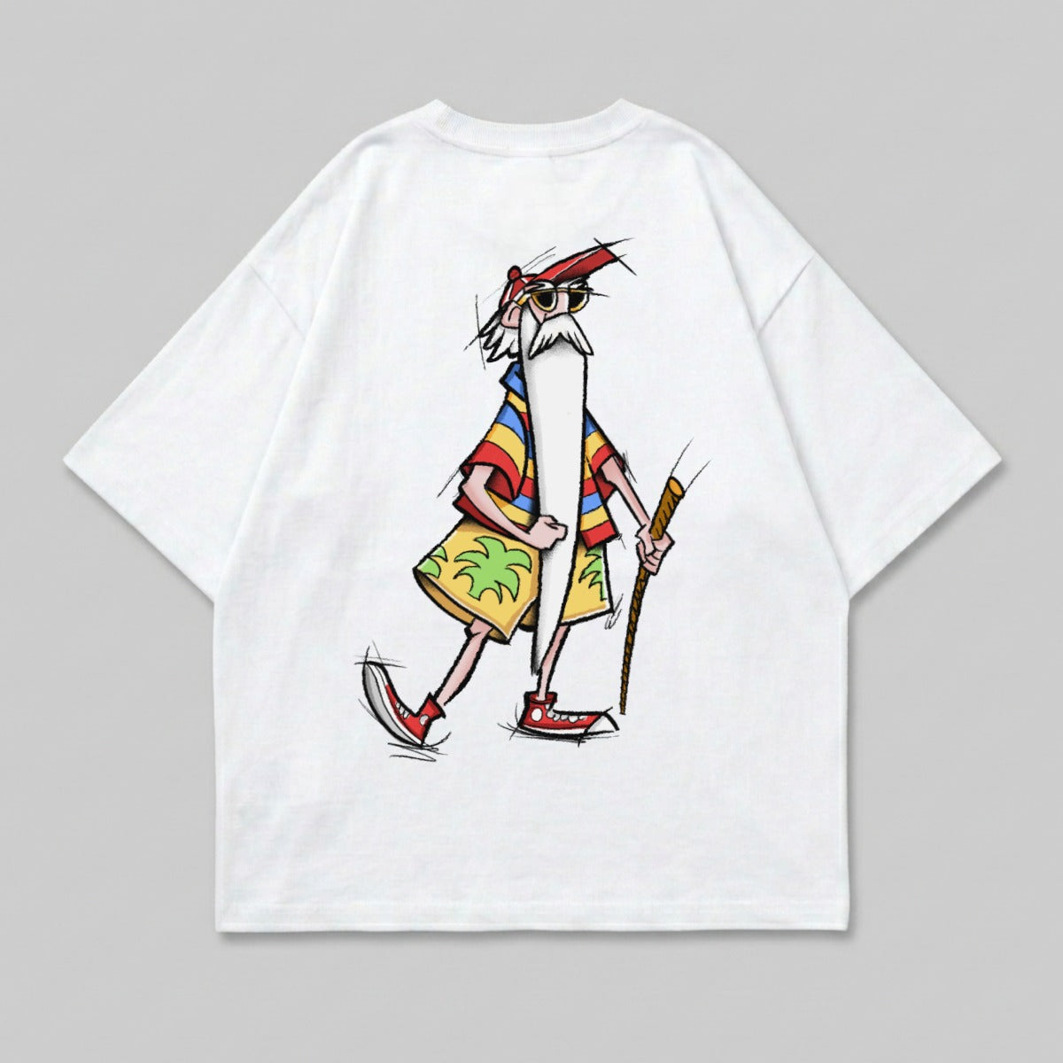 Bearded Sage Sunglasses Hawaiian Shorts Cartoon Design product type