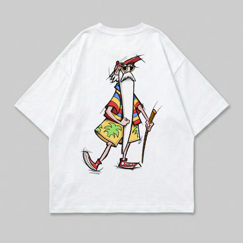 Bearded Sage Sunglasses Hawaiian Shorts Cartoon Design product type