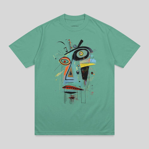 COTTON COLO Abstract Expressive Face Art Design product type