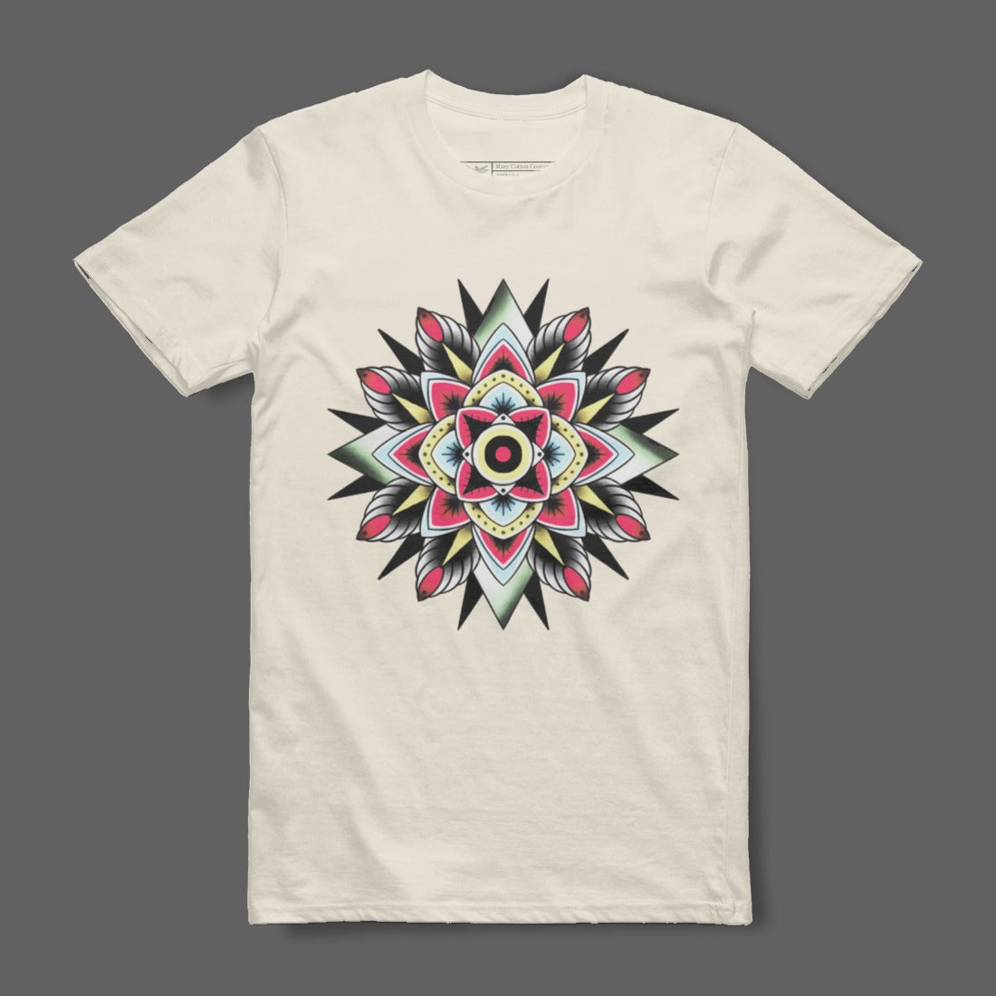Vibrant Geometric Mandala Design T-Shirt