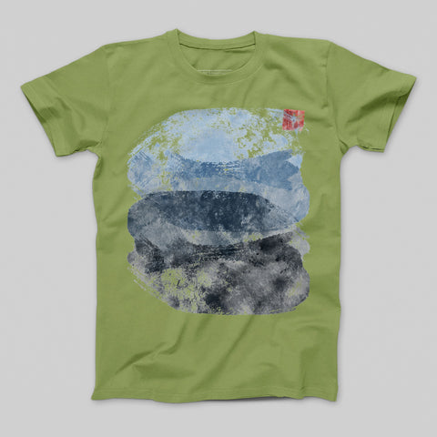 T-shirt donna boyfriend watercolor