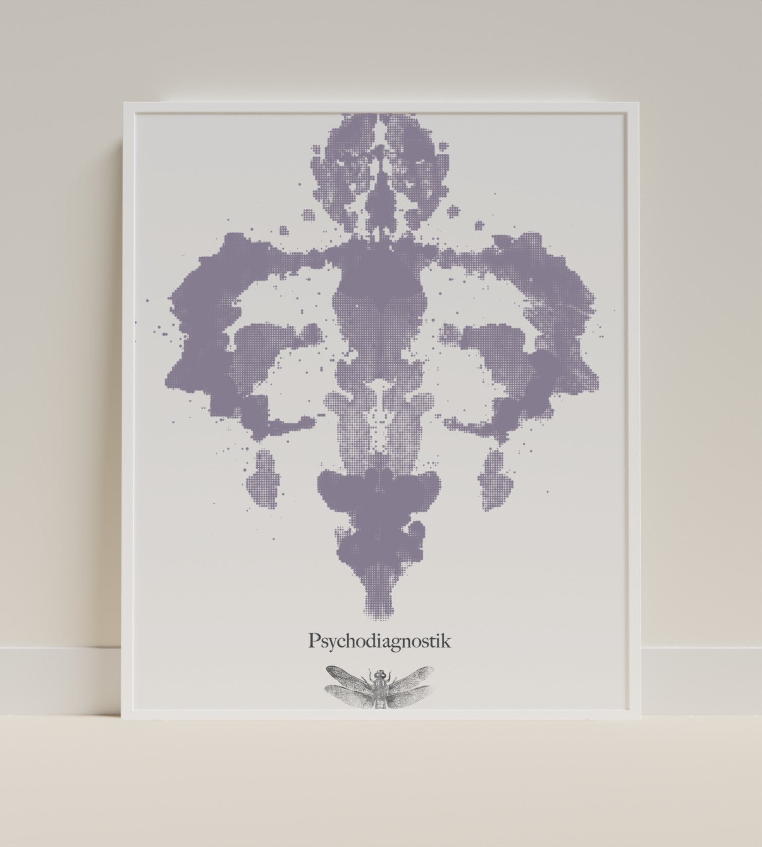 Psychodiagnostik Abstract Art Print Framed Poster