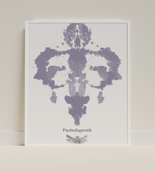 Psychodiagnostik Abstract Art Print Framed Poster