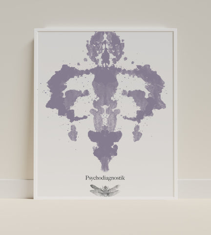 Psychodiagnostik Abstract Art Print Framed Poster