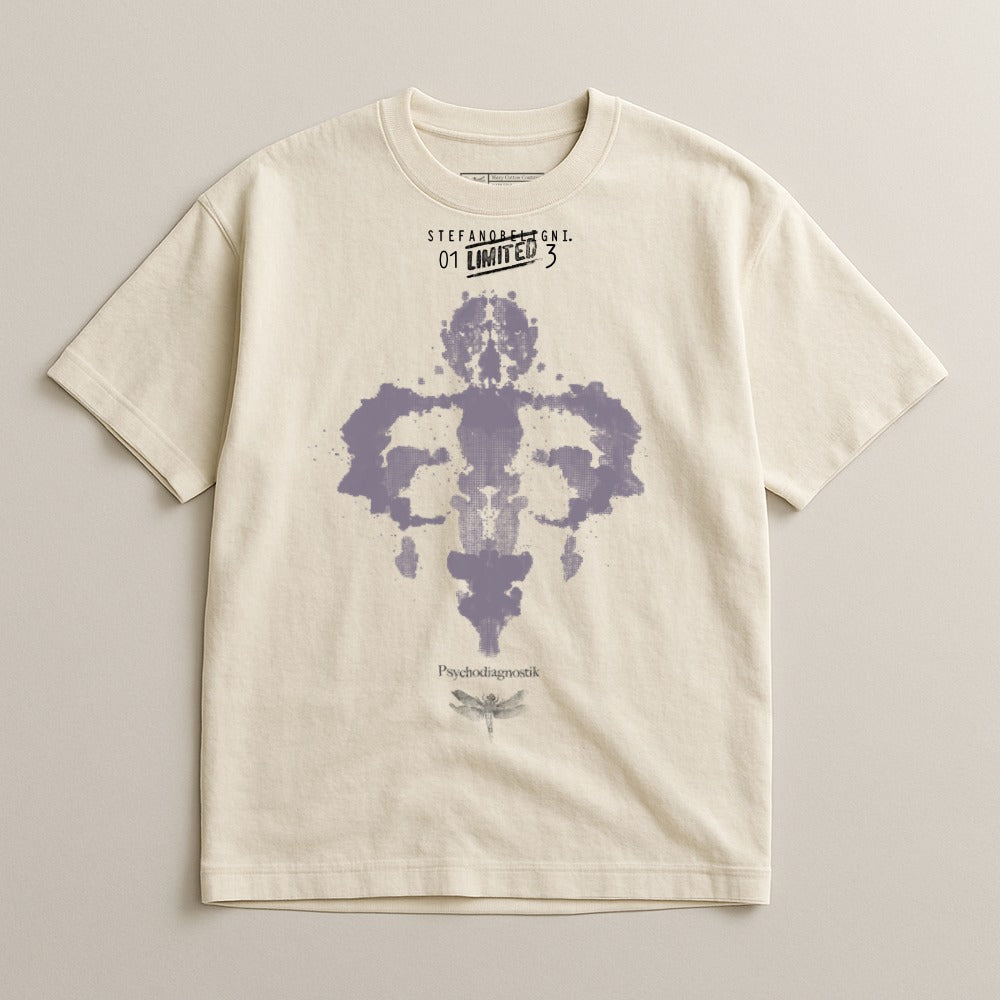 Unique Rorschach Test Inspired Graphic T-shirt