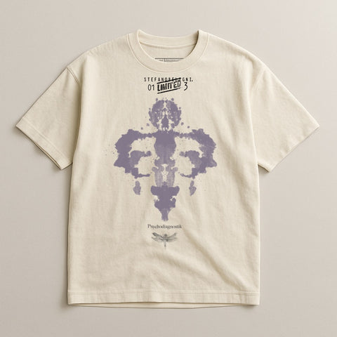 Unique Rorschach Test Inspired Graphic T-shirt
