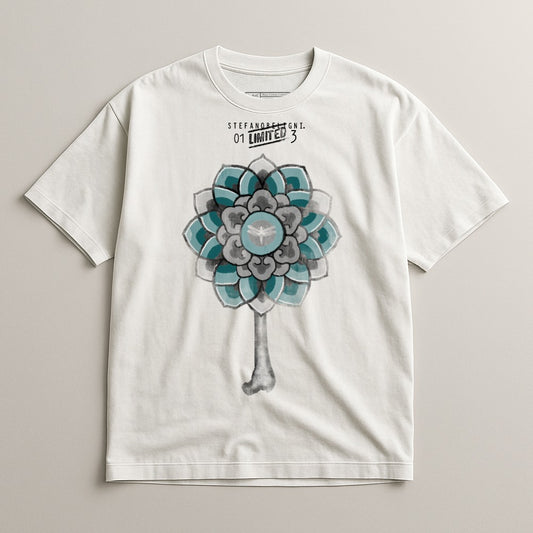 Limited Edition Graphic Flower Design Tee