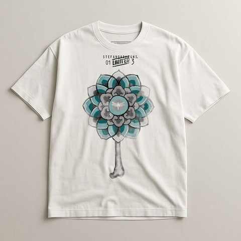 Limited Edition Graphic Flower Design Tee