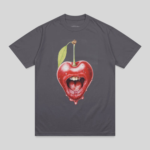 Unique Red Cherry Open Mouth Teeth Dripping Liquid product type