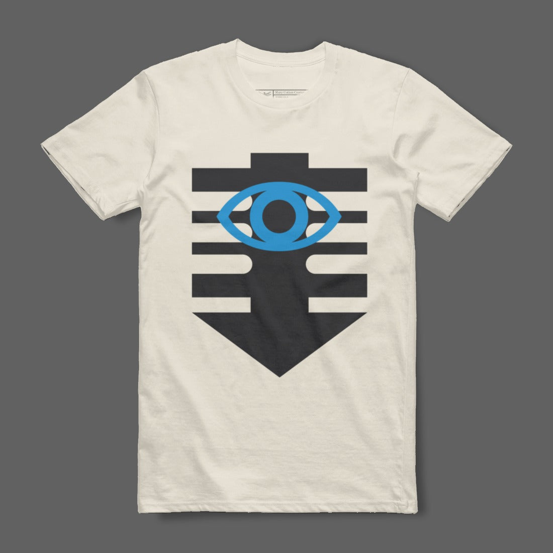 Eye Symbol with Stripes Graphic Design Shirt