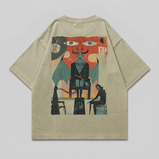 Baphomet horned figure mystical occult dark art product type