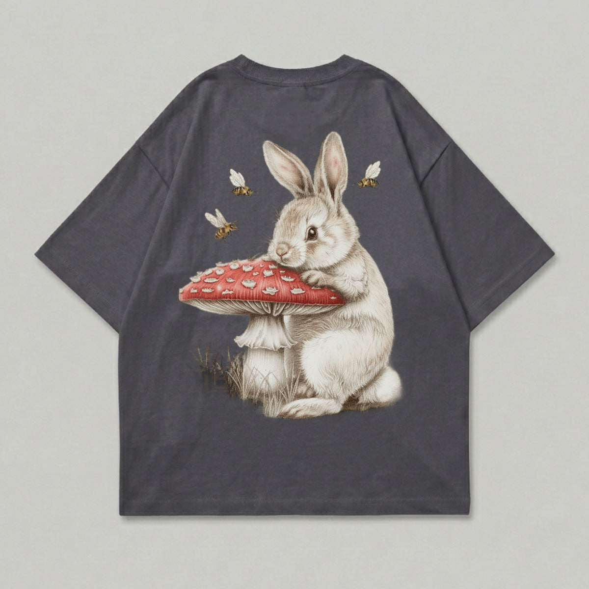 Sweet Rabbit Mushroom Bees Flying Insects Artwork product type
Rabbit,Bunny,Mushroom,Amanita,Bees,Insect,Nature,Whimsical,Cute,Animal Art,Forestcore,Cottagecore,Illustration,Graphic Print,Fantasy Art,Woodland Creature,Magical,Wildlife,Botanical,Fungi