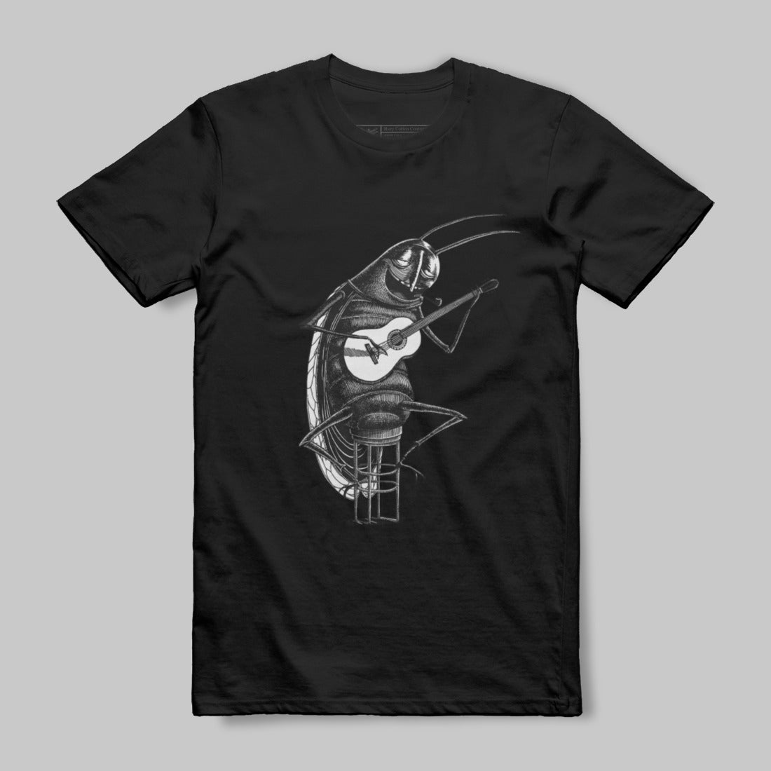 Quirky Guitar Playing Insect Design T-shirt Product