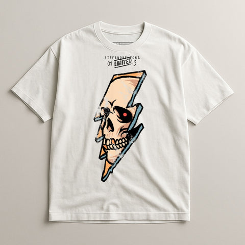 Limited Edition Skull Lightning Bolt T-Shirt