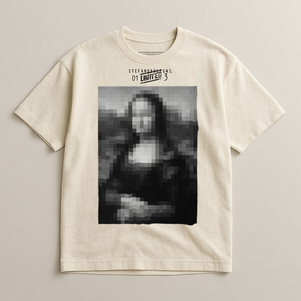 Abstract Pixelated Art Graphic Tee