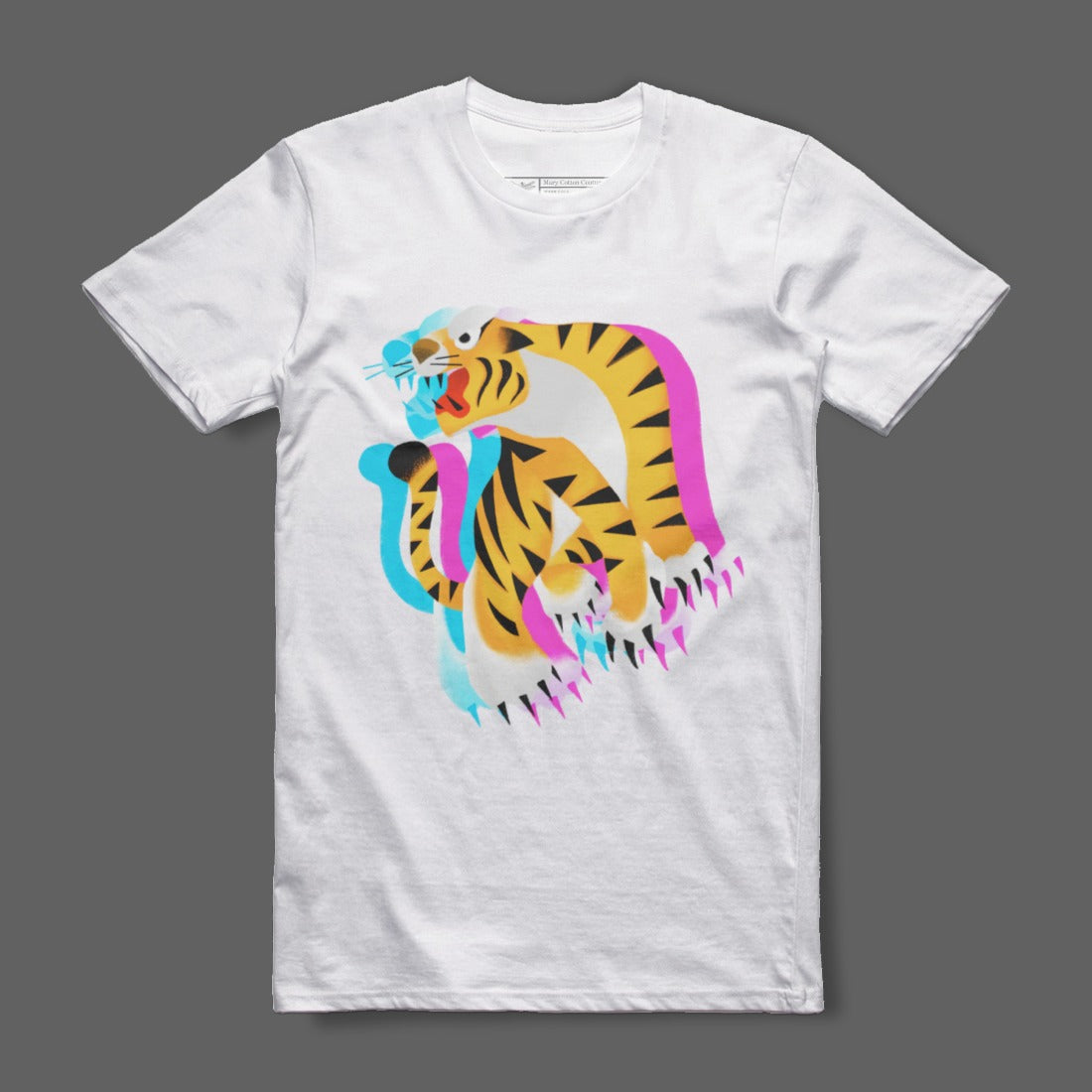 Colorful Abstract Tiger Design T-shirt Product