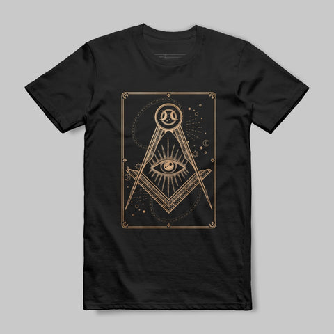Mystical Eye and Symbols Graphic Tee