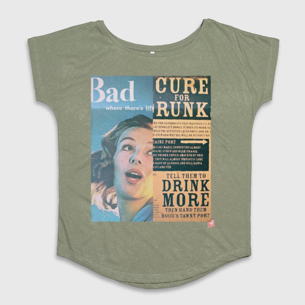 Bad Where There's Life Cure for Drunk Graphic Top