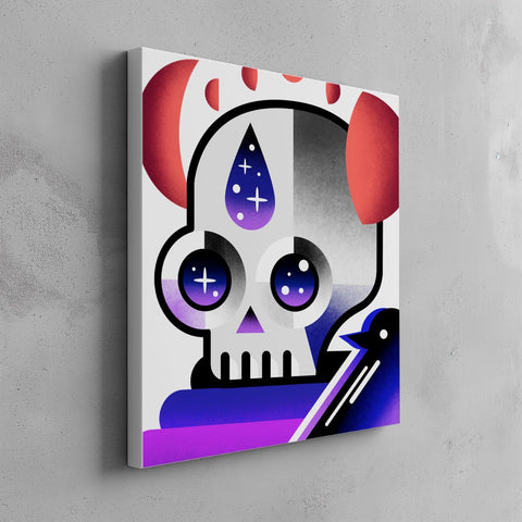 Quadro canvas zSkull