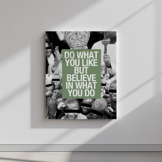 Quadro canvas Believe