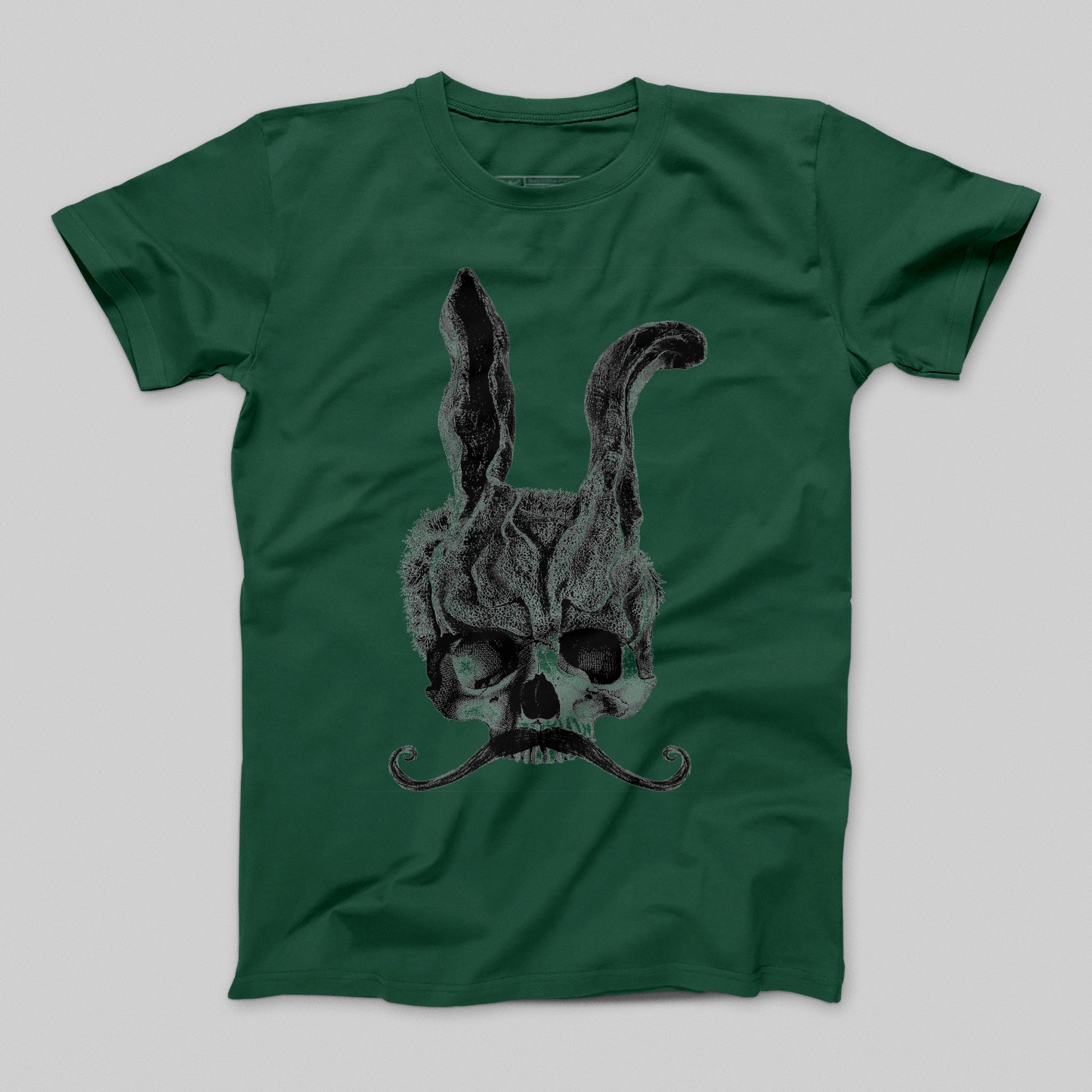 Skull and Bunny Ears Graphic Print T-Shirt