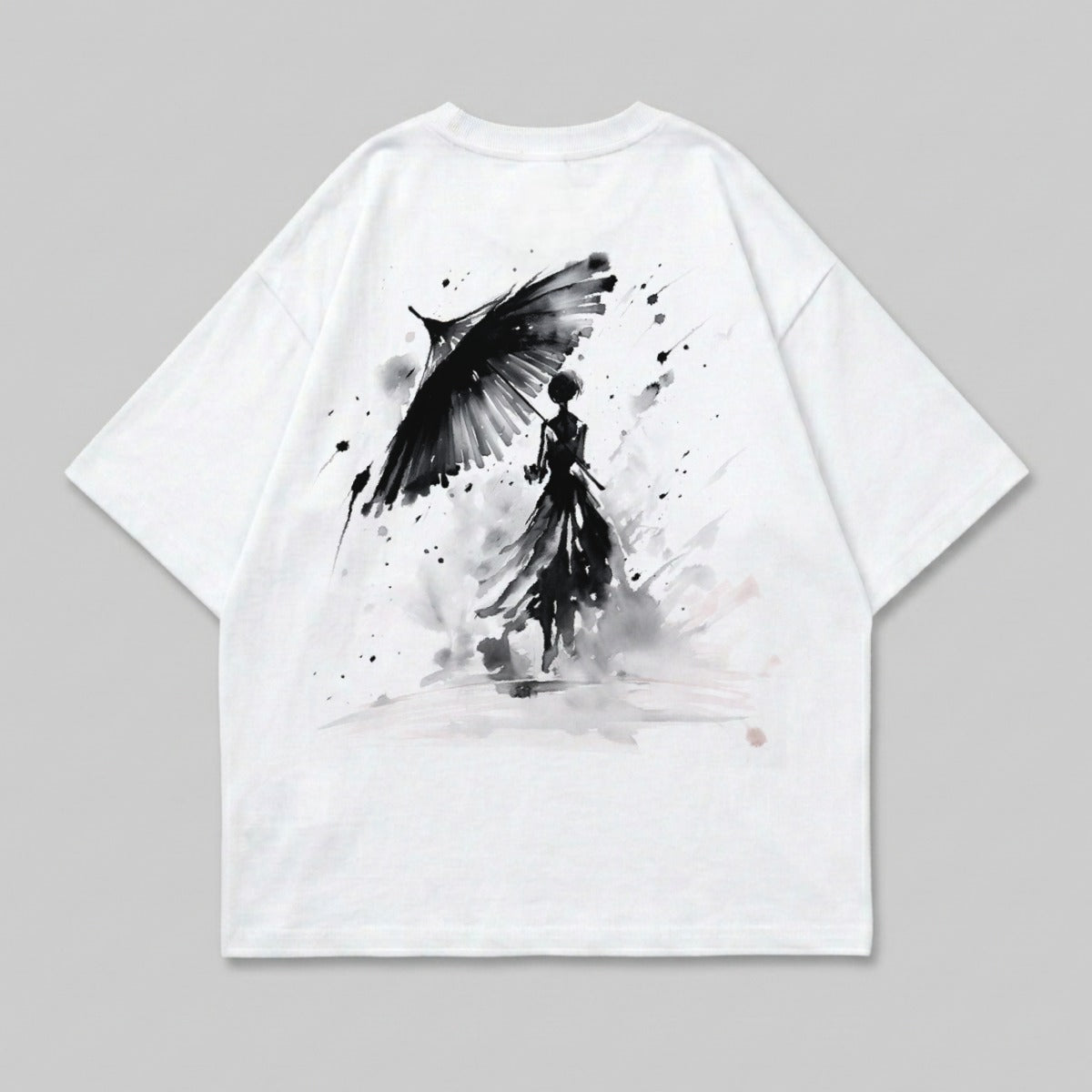 Artistic Watercolor Ink Woman Umbrella Splatter Print product type

Ink Art, Watercolor Print, Woman Silhouette, Umbrella Design, Japanese Aesthetic, Monochrome Art, Abstract Splatter, Artistic Design, Graphic Print, Unique Artwork, Elegant Art, Asian Inspired, Black White Art, Fine Art Graphic, Cultural Print, Zen Inspired, Mystical Design, Creative Art, East Asian Art, Sumi E Style