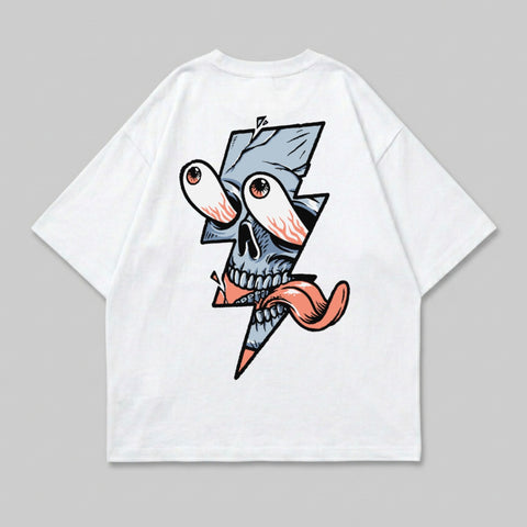 Lightning Skull Crazy Eyeballs Tongue Graphic product