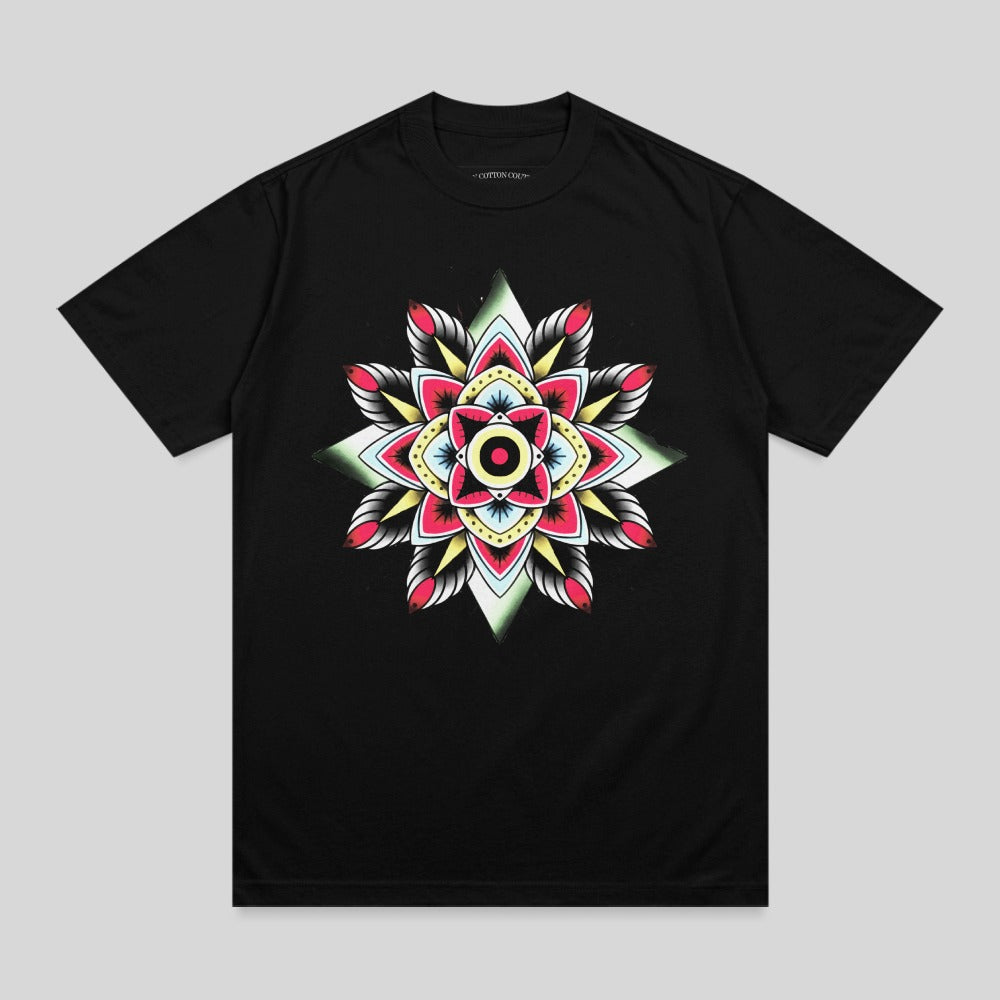 Vibrant Colorful Mandala Floral Design Artwork product type