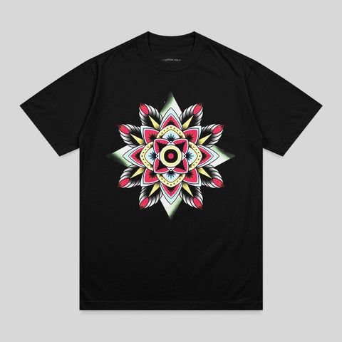 Vibrant Colorful Mandala Floral Design Artwork product type