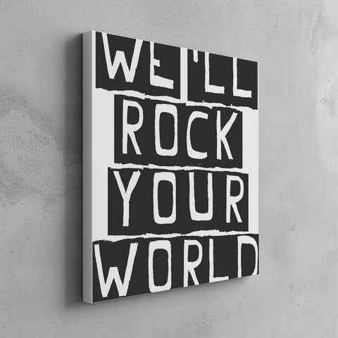 Quadro canvas Rock