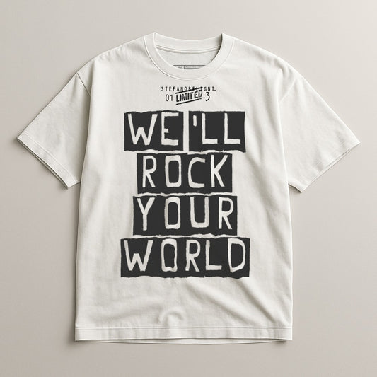 We'll Rock Your World Graphic T-Shirt
