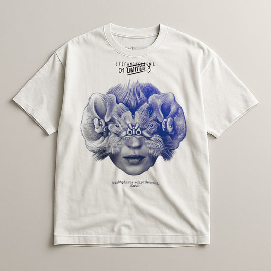 Stef Anderbukt Artwork Face and Animal Design T-shirt