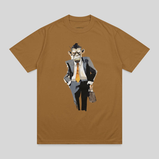 Business chimpanzee professional ape graphic design product type