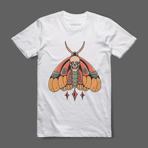 Skull Moth Tattoo Aesthetic Graphic Unisex T-shirt