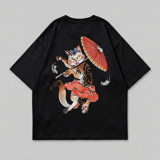 Whimsical Japanese Cat Umbrella Mice Graphic Print product type
Cat, Japanese, Umbrella, Mice, Animal, Graphic, Art, Design, Cute, FolkArt, Oriental, Feline, TabbyCat, Bow, Skirt, Playful, Illustration, Streetwear, Aesthetic, Unique