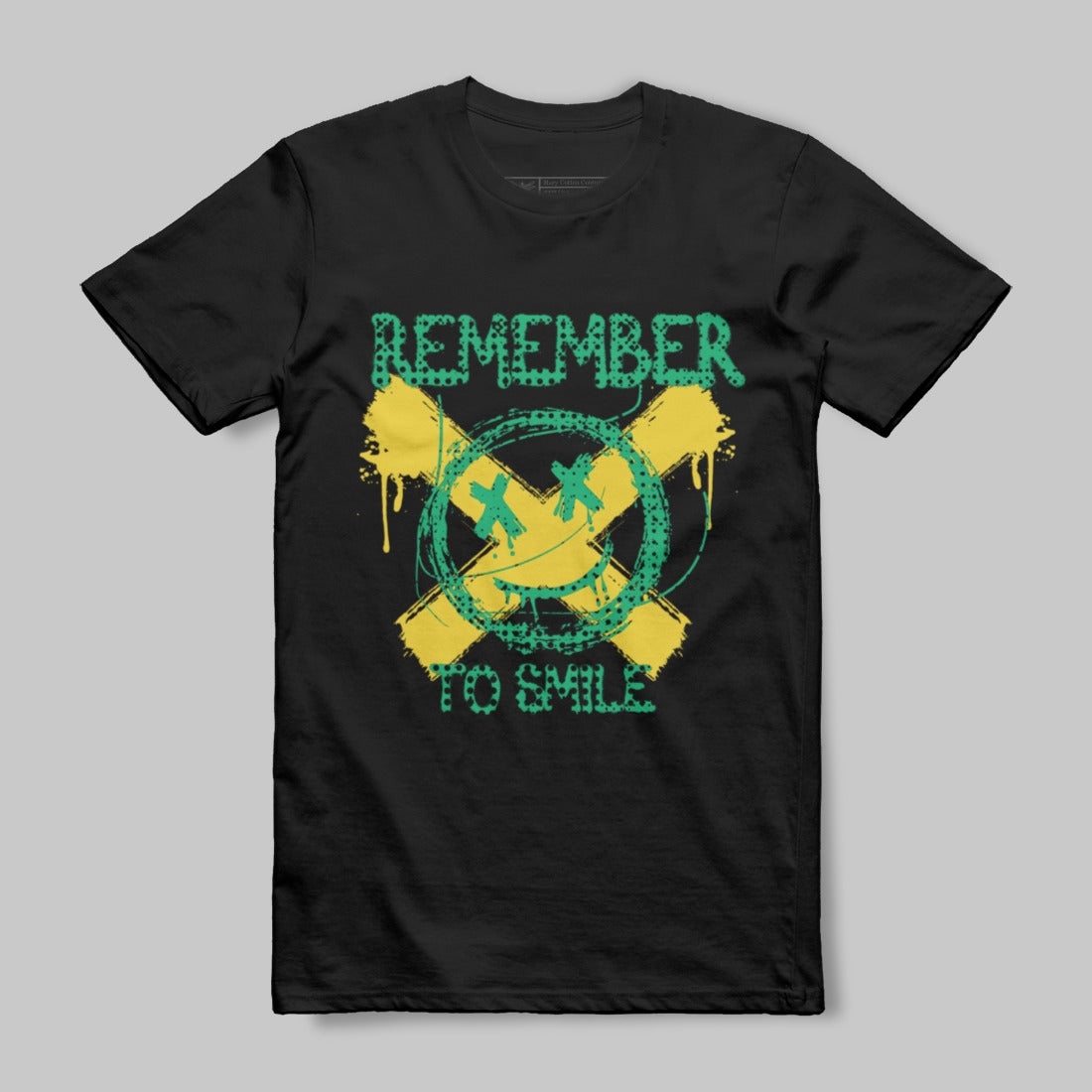 Remember to Smile Graphic T-Shirt for Casual Wear