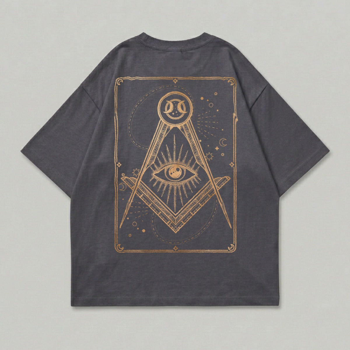 Mystic All Seeing Eye Square Compass Cosmic Design product type