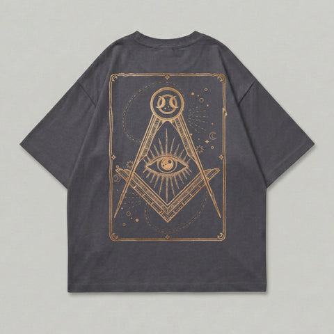 Mystic All Seeing Eye Square Compass Cosmic Design product type