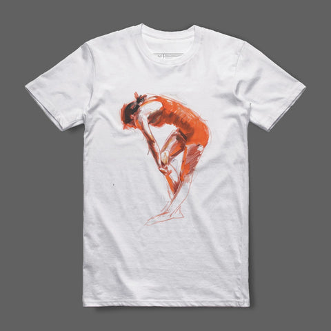 Emotional Figure Drawing Design Graphic Tee