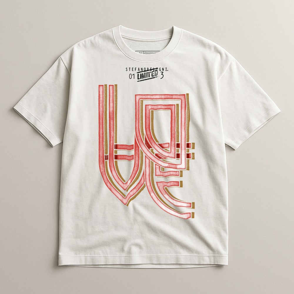 Unique Graphic LOVE Design Printed Tee