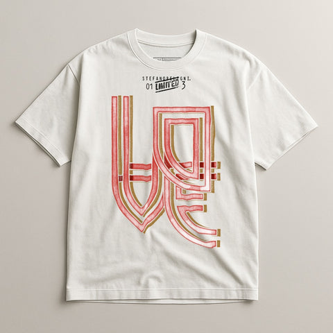 Unique Graphic LOVE Design Printed Tee